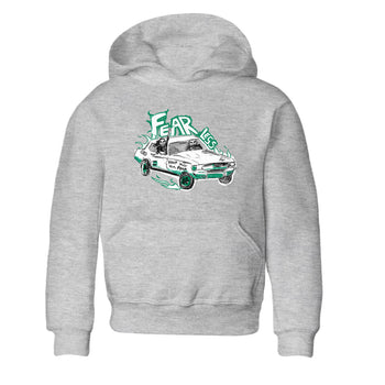 4s Oxidized Green shirts to match jordans Fearless Car sneaker match tees Air Jordan 4 Oxidized Green SNRT Sneaker Tees streetwear brand Baby and Youth Heather Grey 2 cotton tee