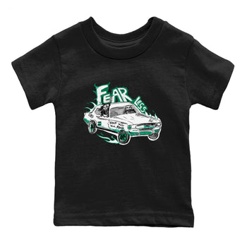 4s Oxidized Green shirts to match jordans Fearless Car sneaker match tees Air Jordan 4 Oxidized Green SNRT Sneaker Tees streetwear brand Baby and Youth Black 2 cotton tee