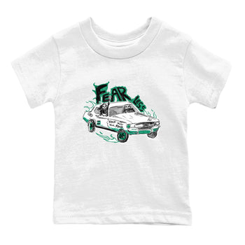 4s Oxidized Green shirts to match jordans Fearless Car sneaker match tees Air Jordan 4 Oxidized Green SNRT Sneaker Tees streetwear brand Baby and Youth White 2 cotton tee
