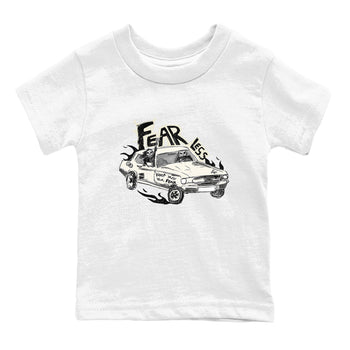 5s Sail shirt to match jordans Fearless Car sneaker tees Air Jordan 5 Sail SNRT sneaker release tees baby toddler White 2 cotton Shirt