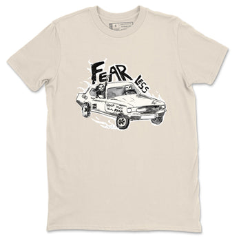 5s Sail shirt to match jordans Fearless Car sneaker tees Air Jordan 5 Sail SNRT Sneaker Release Tees unisex cotton Natural 2 crew neck shirt