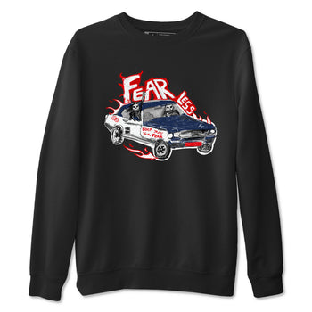 6s White And Midnight Navy shirts to match jordans Fearless Car sneaker match tees Air Jordan 6 White And Midnight Navy SNRT Sneaker Release Tees unisex cotton Black 2 crew neck shirts
