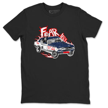 6s White And Midnight Navy shirts to match jordans Fearless Car sneaker match tees Air Jordan 6 White And Midnight Navy SNRT Sneaker Release Tees unisex cotton Black 2 crew neck shirts