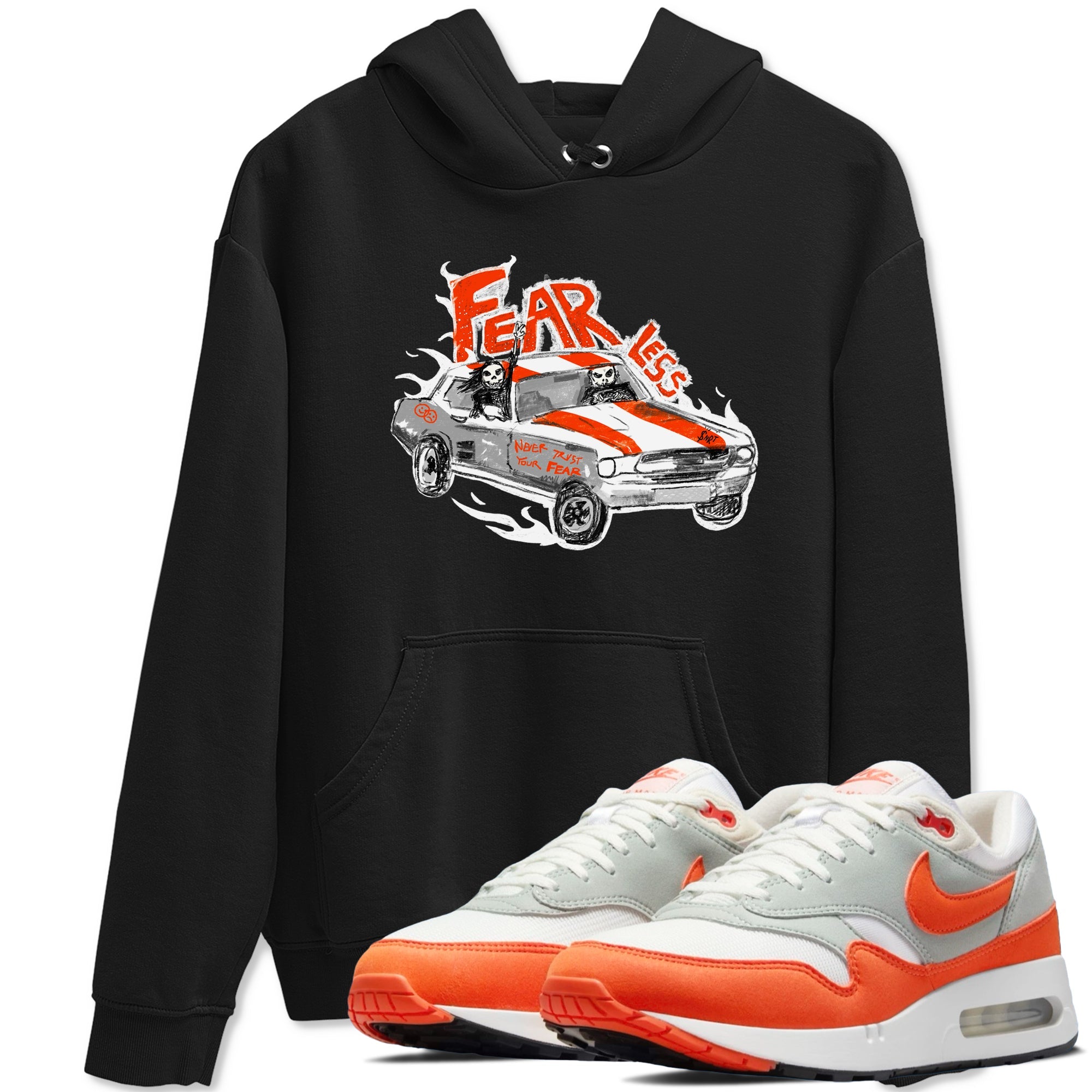 Air Max 1 OG '86 'Summit White and Cosmic Clay shirts to match jordans Fearless Car sneaker match tees Air Max 1 Cosmic Clay match shoes to clothes SNRT Sneaker Tees unisex cotton Black 1 shirts