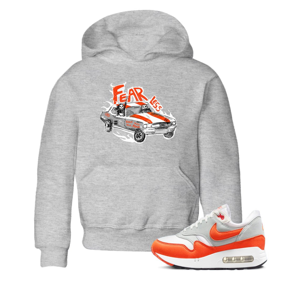 Air Max 1 OG '86 'Summit White and Cosmic Clay shirts to match jordans Fearless Car sneaker match tees Air Max 1 Cosmic Clay match shoes to clothes SNRT Sneaker Tees Youth Baby Heather Grey 1 tee