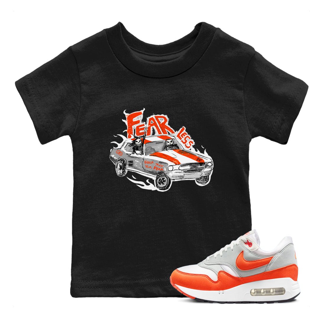 Air Max 1 OG '86 'Summit White and Cosmic Clay shirts to match jordans Fearless Car sneaker match tees Air Max 1 Cosmic Clay match shoes to clothes SNRT Sneaker Tees Youth Baby Black 1 tee