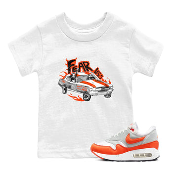 Air Max 1 OG '86 'Summit White and Cosmic Clay shirts to match jordans Fearless Car sneaker match tees Air Max 1 Cosmic Clay match shoes to clothes SNRT Sneaker Tees Youth Baby White 1 tee