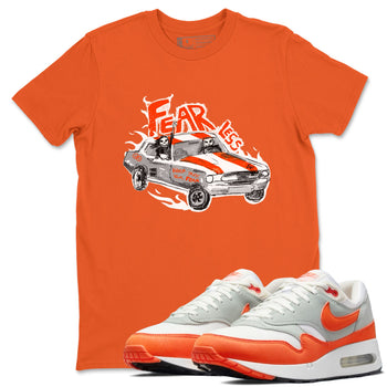 Air Max 1 OG '86 'Summit White and Cosmic Clay shirts to match jordans Fearless Car sneaker match tees Air Max 1 Cosmic Clay match shoes to clothes SNRT Sneaker Tees unisex cotton Orange 1 shirts
