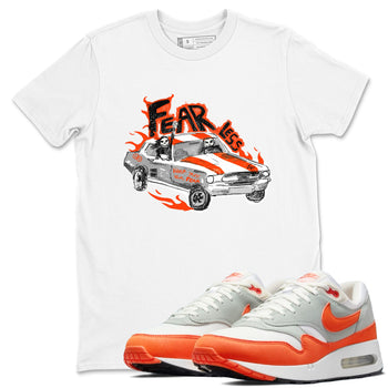 Air Max 1 OG '86 'Summit White and Cosmic Clay shirts to match jordans Fearless Car sneaker match tees Air Max 1 Cosmic Clay match shoes to clothes SNRT Sneaker Tees unisex cotton White 1 shirts