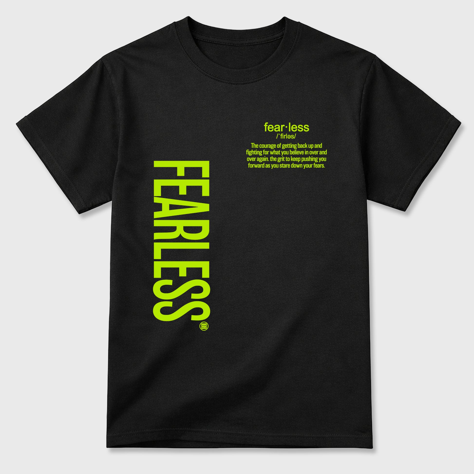 Sneaker match tees – Sneaker Tees To Match Air Foamposite Pro Black Shoes – Fearless Definition Tee Black 2