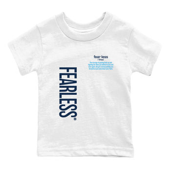 1s Obsidian shirts to match jordans Fearless Definition sneaker match tees Air Jordan 1 Low OG Obsidian match shoes to clothes SNRT Sneaker Tees Youth Baby White 2 tee