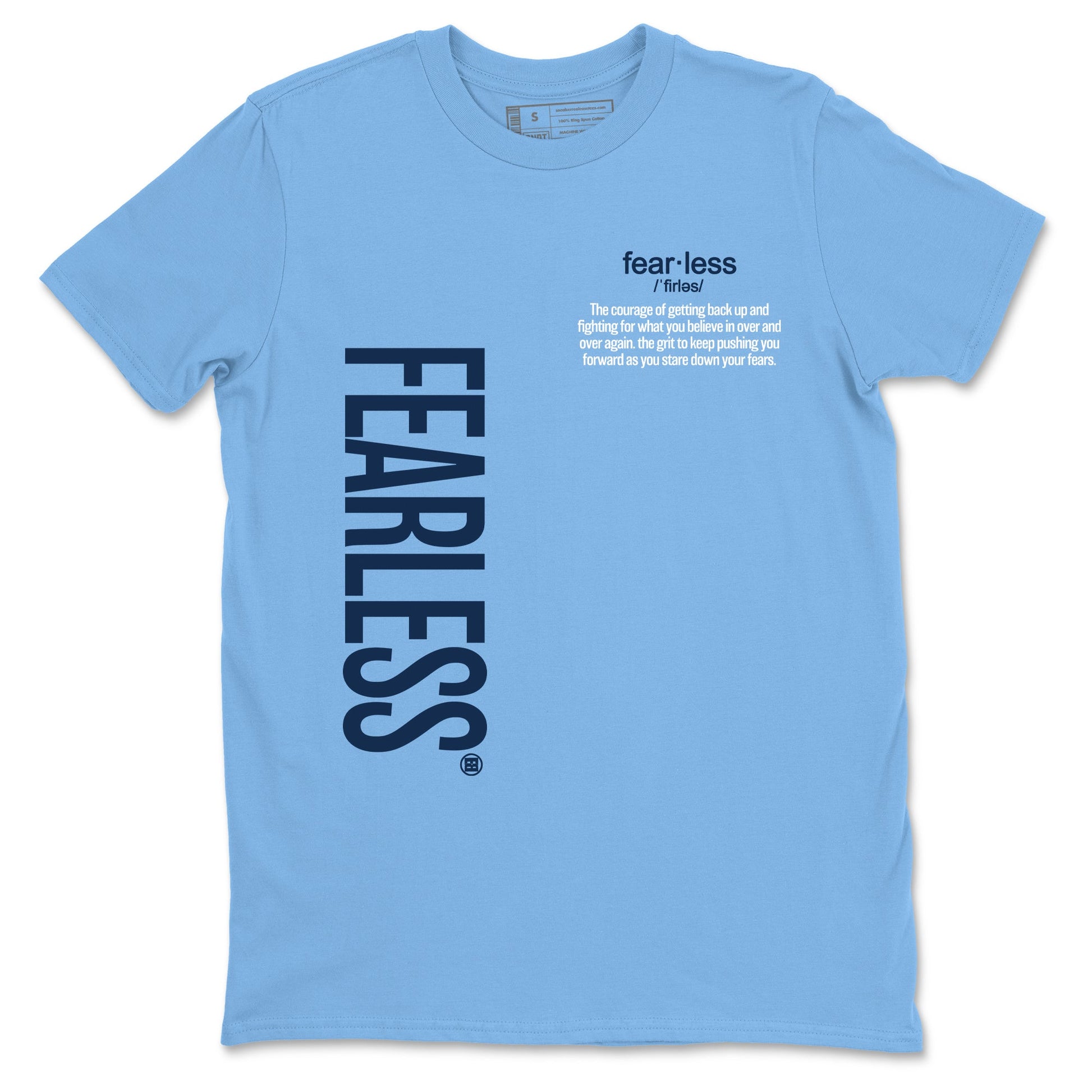 1s Obsidian shirts to match jordans Fearless Definition sneaker match tees Air Jordan 1 Low OG Obsidian match shoes to clothes SNRT Sneaker Tees unisex cotton Carolina Blue 2 shirts