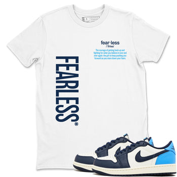 1s Obsidian shirts to match jordans Fearless Definition sneaker match tees Air Jordan 1 Low OG Obsidian match shoes to clothes SNRT Sneaker Tees unisex cotton White 1 shirts