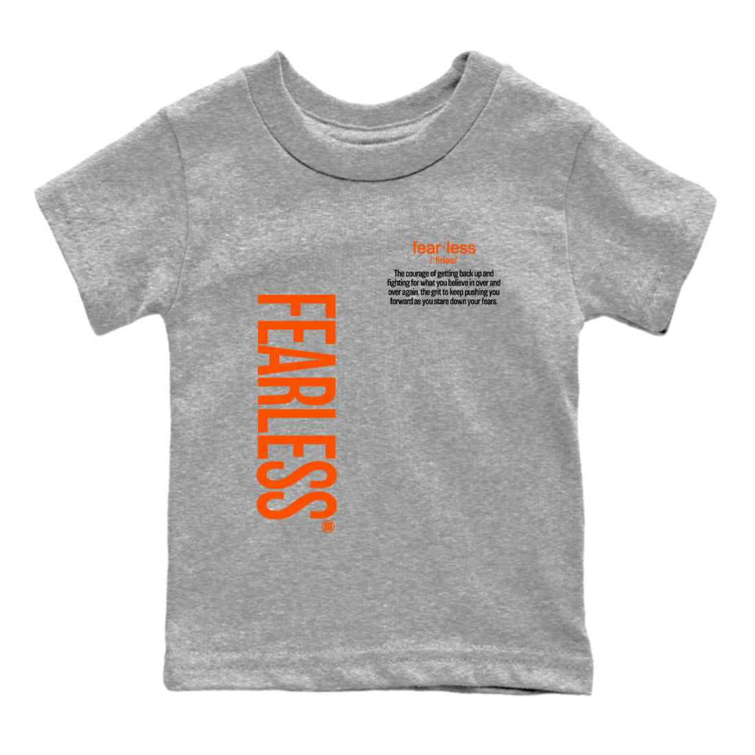 1s High OG Shattered Backboard shirts to match jordans Fearless Definition graphic tees Air Jordan 1 Shattered Backboard match shoes to clothes SNRT Sneaker Tees Youth Baby Heather Grey 2 tee