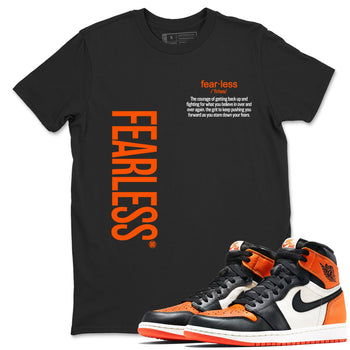1s High OG Shattered Backboard shirts to match jordans Fearless Definition graphic tees Air Jordan 1 Shattered Backboard match shoes to clothes SNRT Sneaker Tees unisex cotton Black 1 shirts