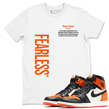 1s High OG Shattered Backboard shirts to match jordans Fearless Definition graphic tees Air Jordan 1 Shattered Backboard match shoes to clothes SNRT Sneaker Tees unisex cotton White 1 shirts