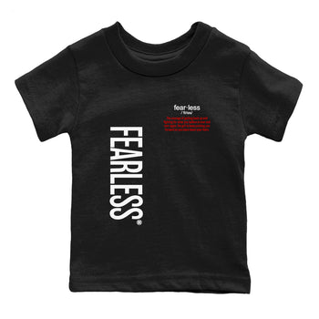 Air Jordan 11 Low Bred sneaker match tee Fearless Definition sneaker match tees Air Jordan 11 Bred best t-shirts to match jordans SNRT Sneaker Tees Youth Baby Black 2 tee