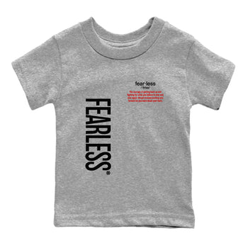 Air Jordan 11 Low Bred sneaker match tee Fearless Definition sneaker match tees Air Jordan 11 Bred best t-shirts to match jordans SNRT Sneaker Tees Youth Baby Heather Grey 2 tee