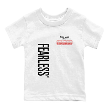 Air Jordan 11 Low Bred sneaker match tee Fearless Definition sneaker match tees Air Jordan 11 Bred best t-shirts to match jordans SNRT Sneaker Tees Youth Baby White 2 tee