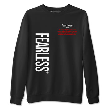 Air Jordan 11 Low Bred sneaker match tee Fearless Definition sneaker match tees Air Jordan 11 Bred best t-shirts to match jordans SNRT Sneaker Tees unisex cotton Black 2 shirts