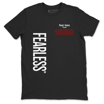 Air Jordan 11 Low Bred sneaker match tee Fearless Definition sneaker match tees Air Jordan 11 Bred best t-shirts to match jordans SNRT Sneaker Tees unisex cotton Black 2 shirts