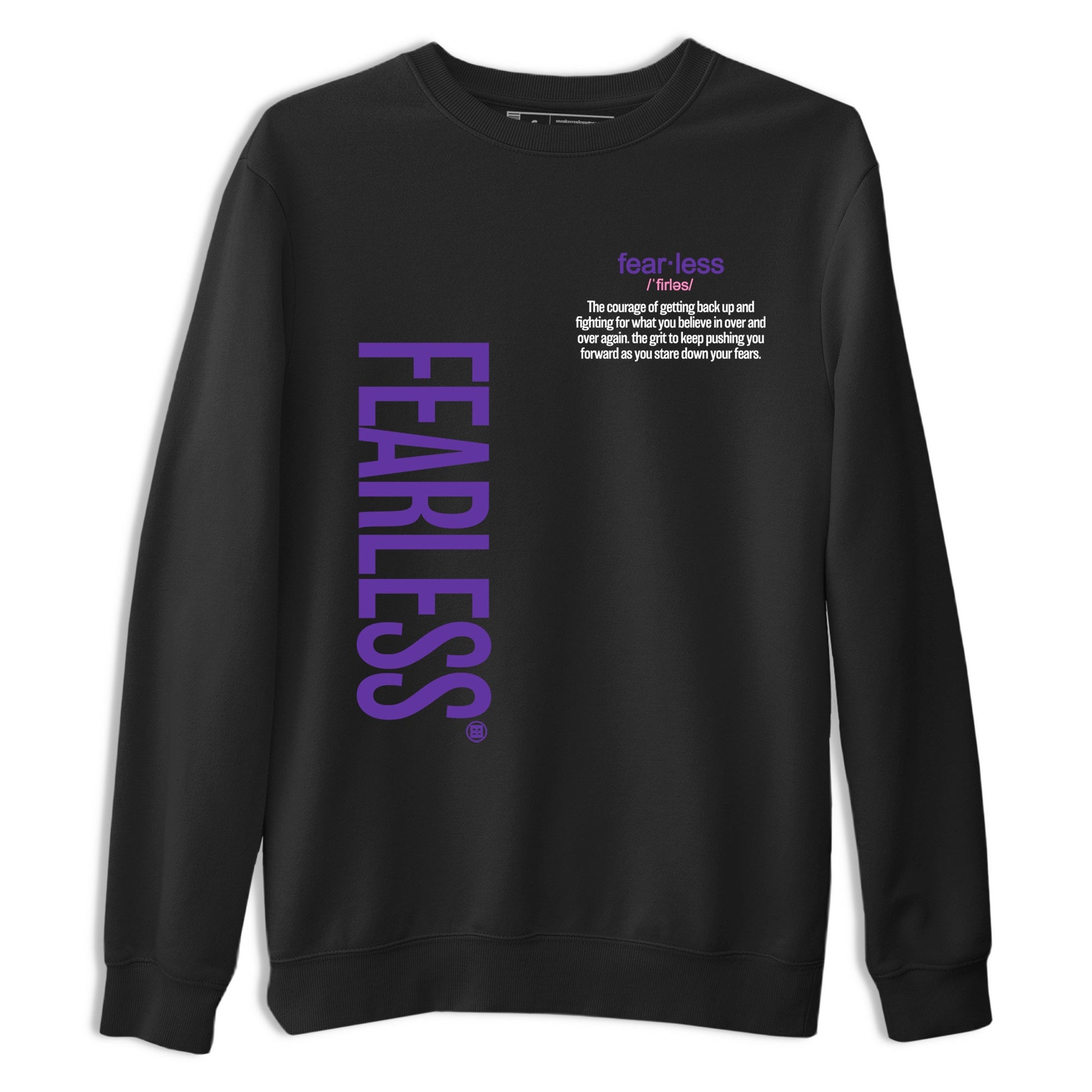 Sneaker match tees – Sneaker Tees To Match Air Jordan 11 Canyon Purple Shoes – Fearless Definition Tee Black 2