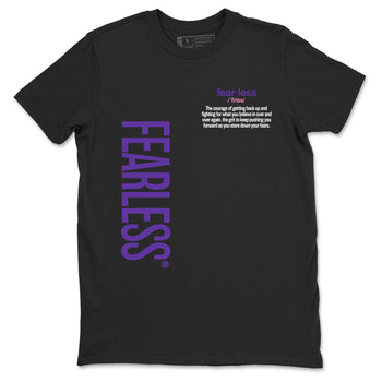 Sneaker match tees – Sneaker Tees To Match Air Jordan 11 Canyon Purple Shoes – Fearless Definition Tee Black 2