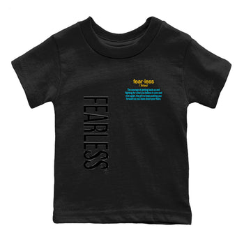Sneaker Threads – Sneaker Tees To Match Air Jordan 11 Retro Gamma – Fearless Definition Youth Graphic Tee Black 2. Perfect for Jordan releases 2025 colorways.