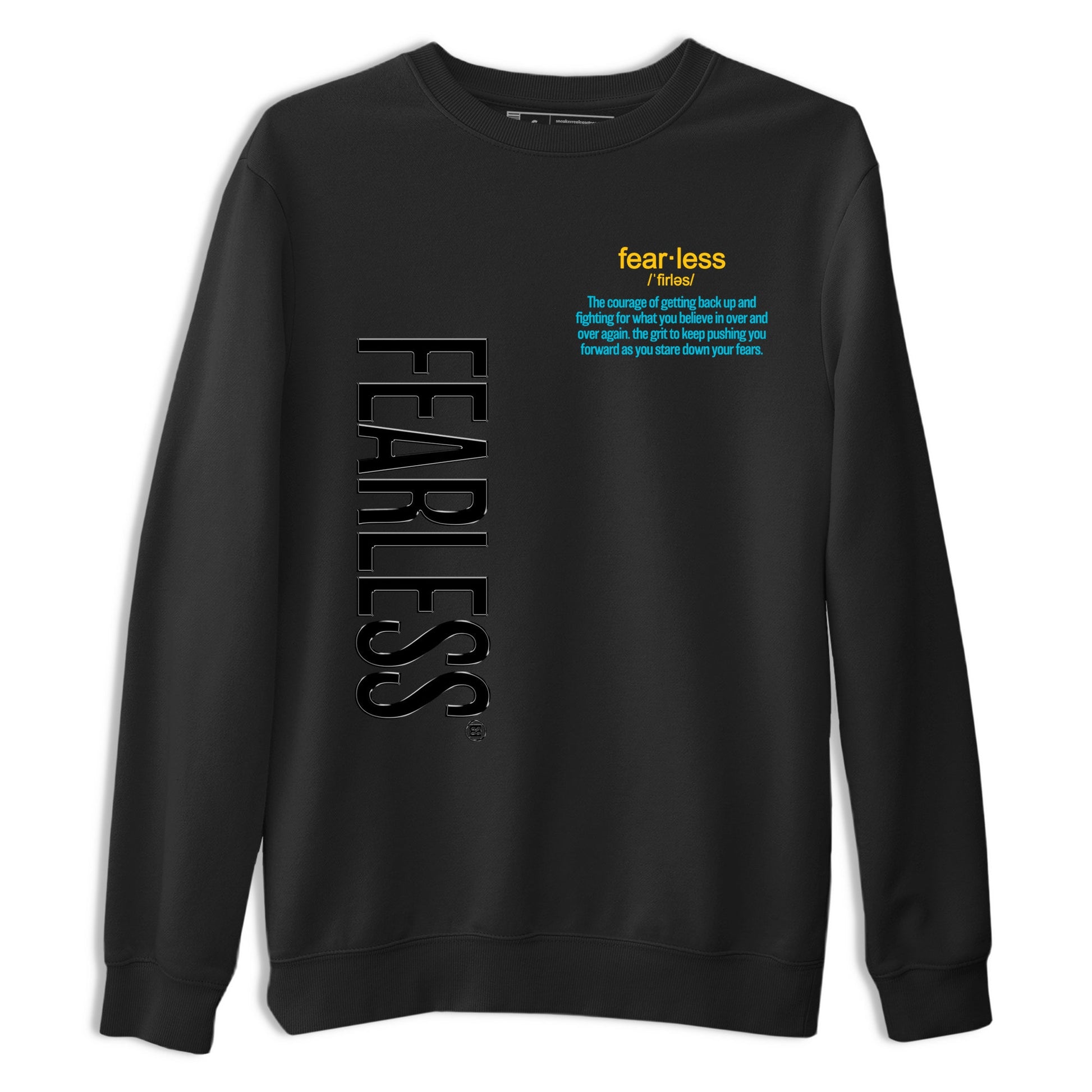 Sneaker Threads – Sneaker Tees To Match Air Jordan 11 Retro Gamma – Fearless Definition Graphic Tee Black 2. Perfect for Jordan releases 2025 colorways.