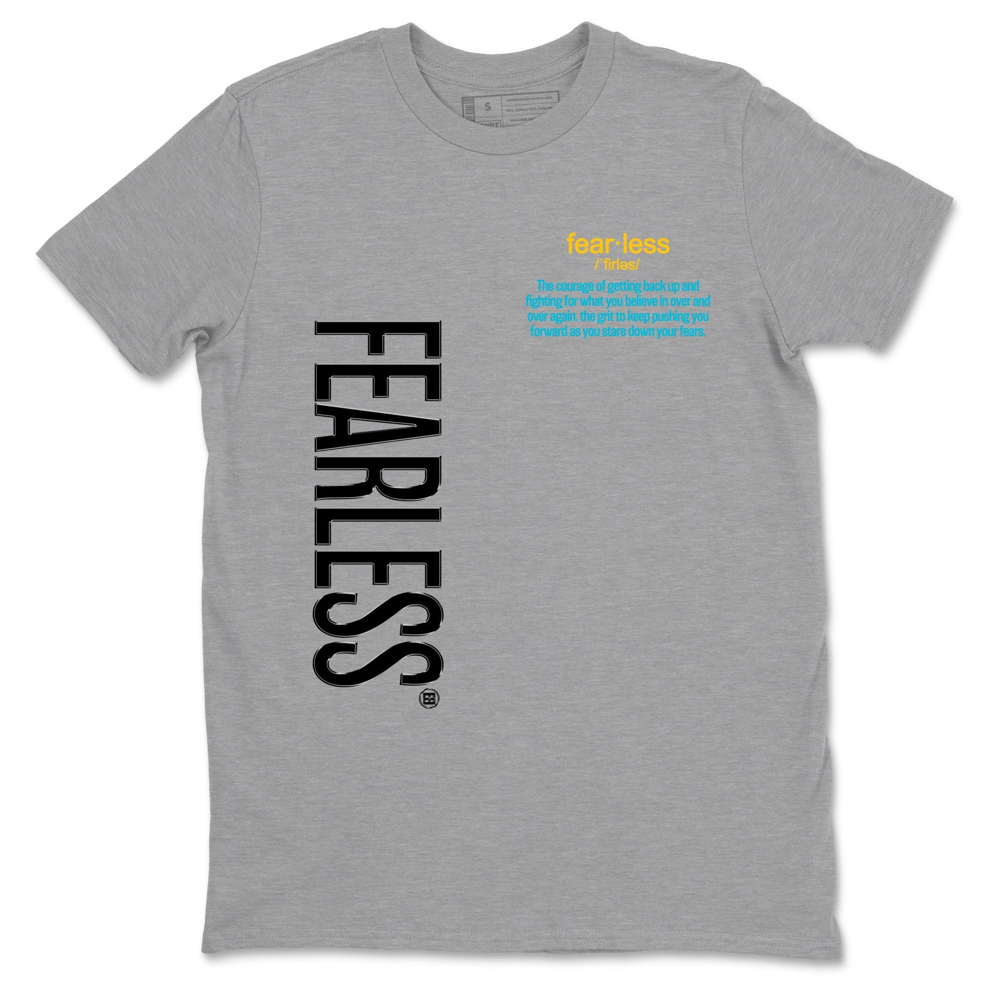 Sneaker Threads – Sneaker Tees To Match Air Jordan 11 Retro Gamma – Fearless Definition Graphic Tee Heather Grey 2. Perfect for Jordan releases 2025 colorways.