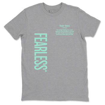 Fearless Definition sneaker match t-shirt styled to complete your fit with the Air Jordan 11 Igloo sneakers, shown in Heather Grey 2.