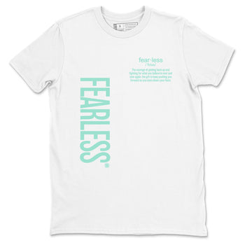 Fearless Definition sneaker match t-shirt styled to complete your fit with the Air Jordan 11 Igloo sneakers, shown in White 2.