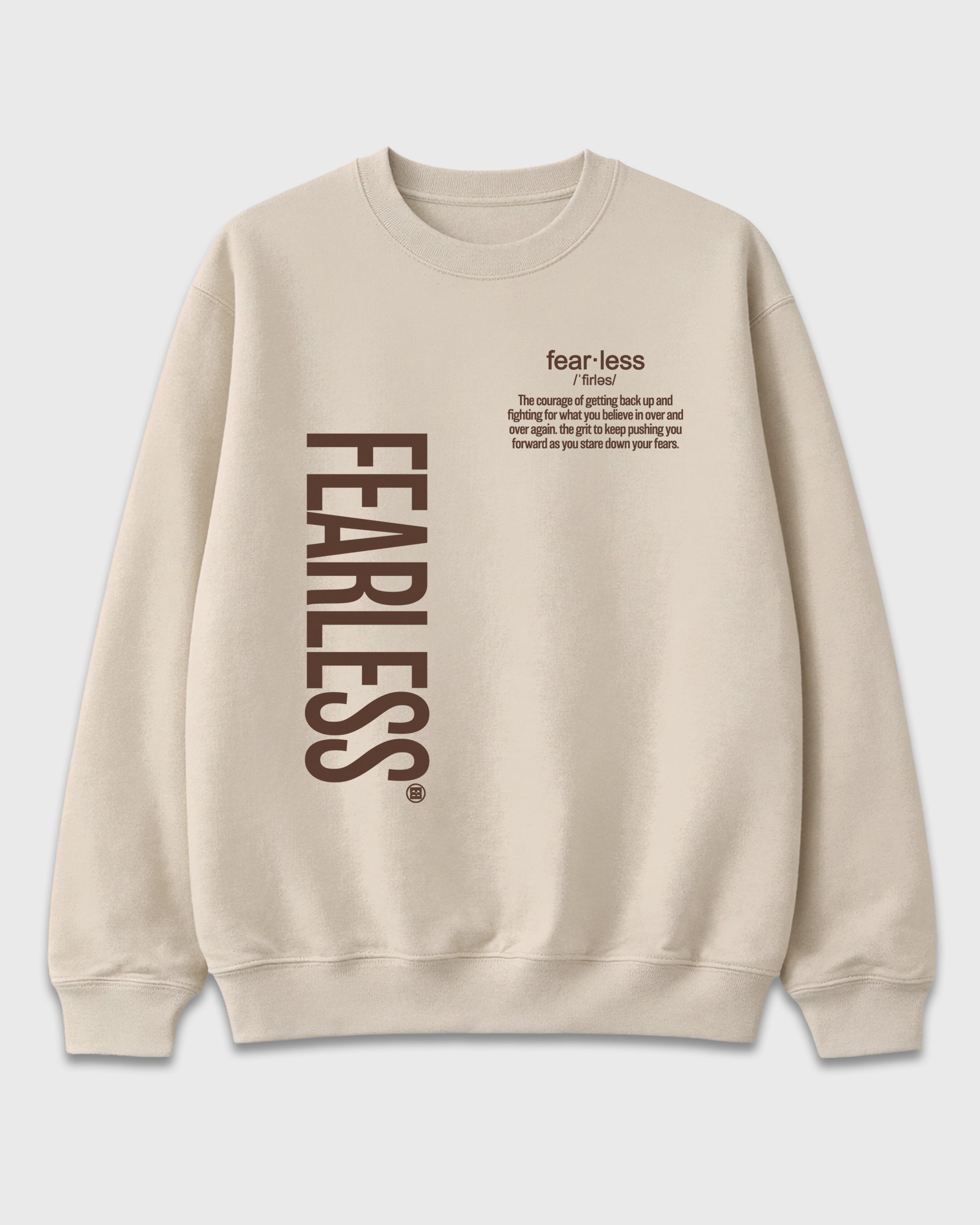 Fearless Definition Graphic T-Shirt featuring original streetwear artwork designed to match the Air Jordan 12 Fireside. Natural 2 Graphic Tee.