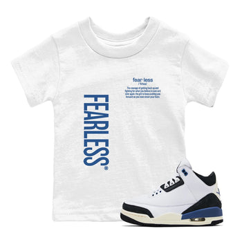 3s For The Love to match jordans Fearless Definition sneaker match tees A Ma Maniere For The Love match shoes to clothes SNRT Sneaker Tees Youth Baby White 1 tee