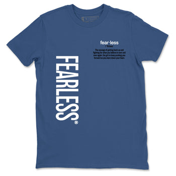 3s For The Love to match jordans Fearless Definition sneaker match tees A Ma Maniere For The Love match shoes to clothes SNRT Sneaker Tees unisex cotton Denim Blue 2 shirts