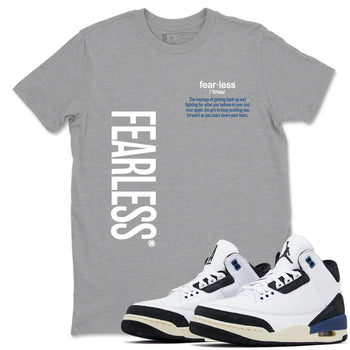 3s For The Love to match jordans Fearless Definition sneaker match tees A Ma Maniere For The Love match shoes to clothes SNRT Sneaker Tees unisex cotton Heather Grey 1 shirts