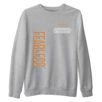 Sneaker match tees – Sneaker Tees To Match Air Jordan 3 Champagne and Oysters Shoes – Fearless Definition Tee Heather Grey 2