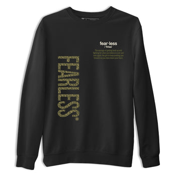 Sneaker Threads – Sneaker Tees To Match Air Jordan 3 Medium Olive – Fearless Definition Graphic Tee Black 2. Perfect for Jordan releases 2025 colorways.