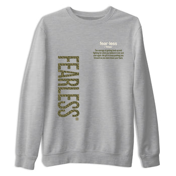 Sneaker Threads – Sneaker Tees To Match Air Jordan 3 Medium Olive – Fearless Definition Graphic Tee Heather Grey 2. Perfect for Jordan releases 2025 colorways.