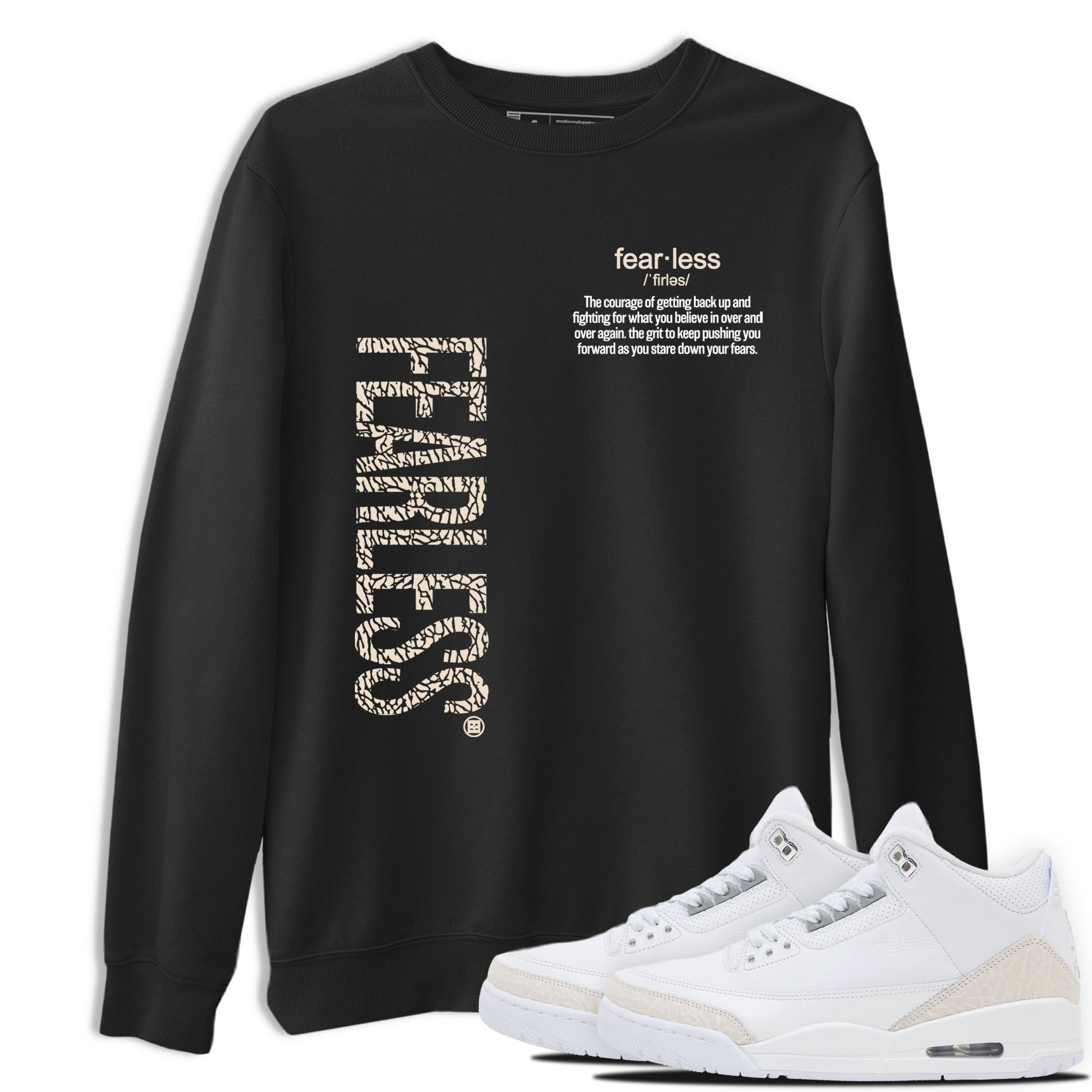 Fearless Definition SNRT Sneaker Tees - Air Jordan 3 Pure Money