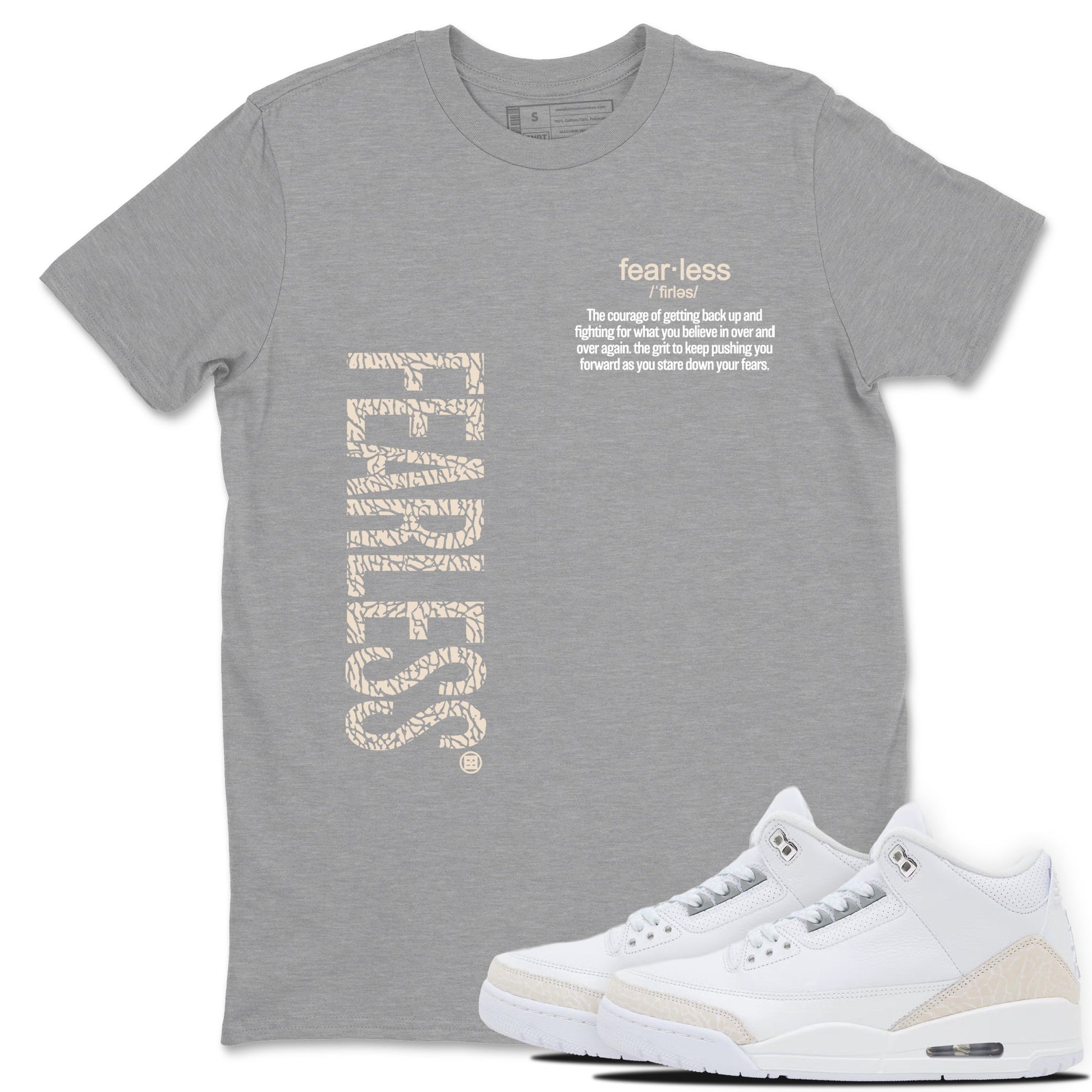 Fearless Definition SNRT Sneaker Tees - Air Jordan 3 Pure Money