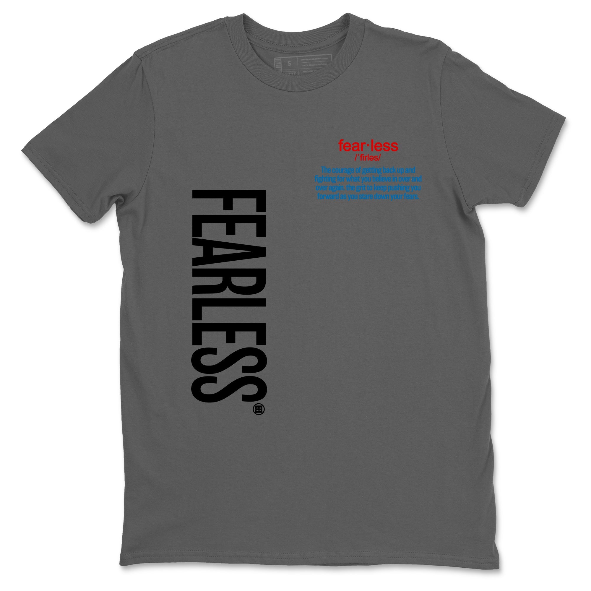 Fearless Definition sneaker match t-shirt styled to complete your fit with the Air Jordan 3 Rare Air sneakers, shown in Cool Grey 2.