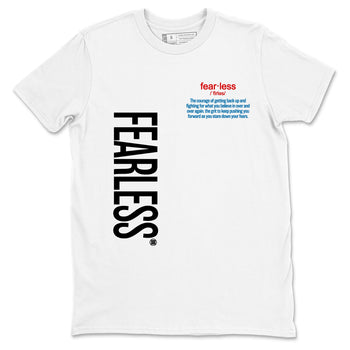 Fearless Definition sneaker match t-shirt styled to complete your fit with the Air Jordan 3 Rare Air sneakers, shown in White 2.