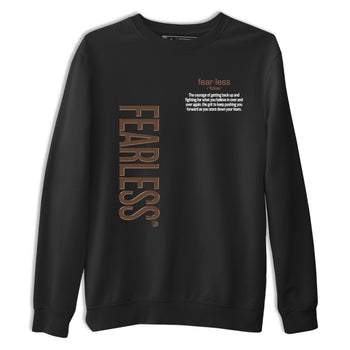Best Christmas gifts for sneakerheads - Sneaker Tees To Match Air Jordan 4 A Ma Maniere x Dark Mocha Sneakers – Fearless Definition Tee Black 2