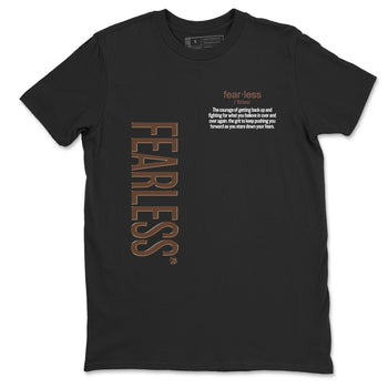 Best Christmas gifts for sneakerheads - Sneaker Tees To Match Air Jordan 4 A Ma Maniere x Dark Mocha Sneakers – Fearless Definition Tee Black 2