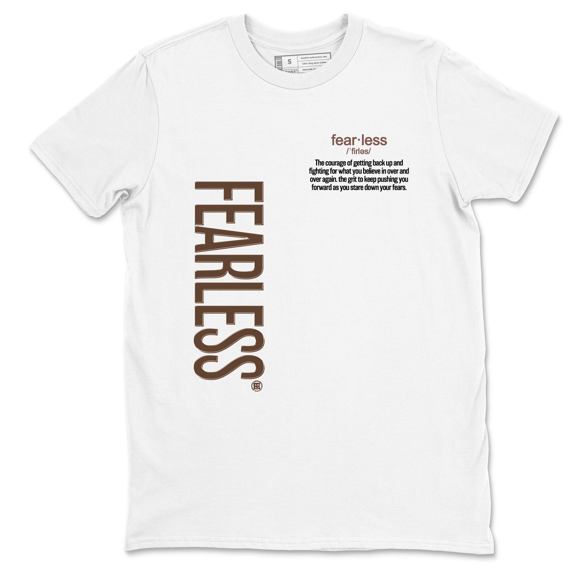 Best Christmas gifts for sneakerheads - Sneaker Tees To Match Air Jordan 4 A Ma Maniere x Dark Mocha Sneakers – Fearless Definition Tee White 2