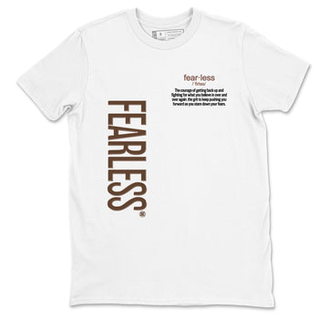 Best Christmas gifts for sneakerheads - Sneaker Tees To Match Air Jordan 4 A Ma Maniere x Dark Mocha Sneakers – Fearless Definition Tee White 2