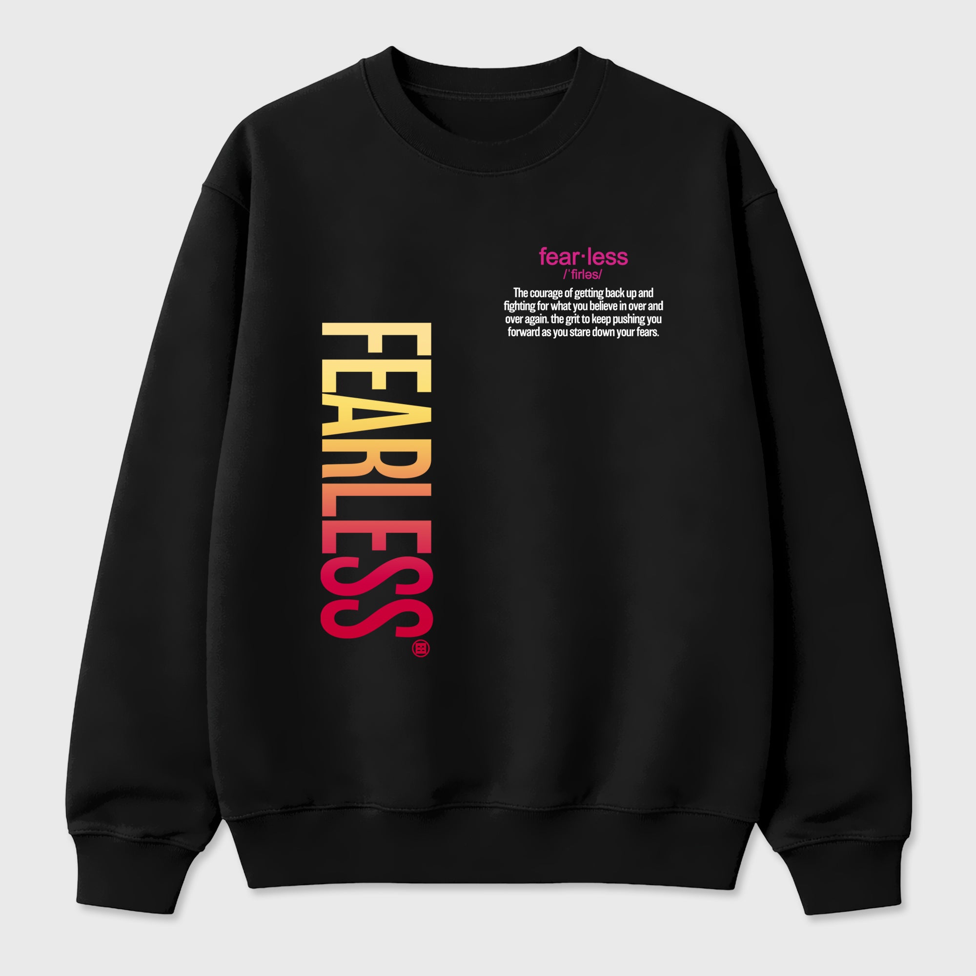 Fearless Definition Graphic T-Shirt featuring original streetwear artwork designed to match the Air Jordan 4 Comic. Black 2 Graphic Tee.