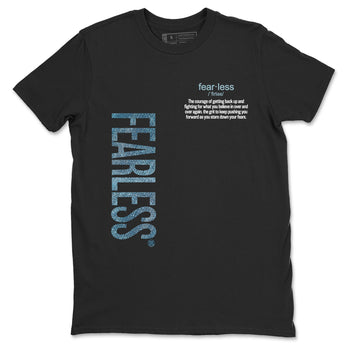 Sneaker match tees – Sneaker Tees To Match 4s Worn Blue Air Jordan 4 Denim Shoes – Fearless Definition Tee Black 2