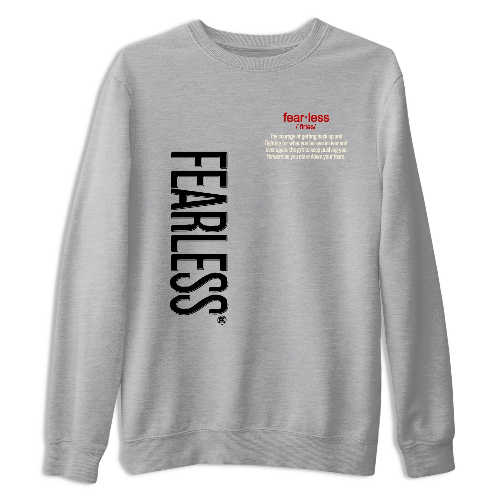 Sneaker match tees – Sneaker Tees To Match Air Jordan 4 Flight Club Shoes – Fearless Definition Tee Heather Grey 2
